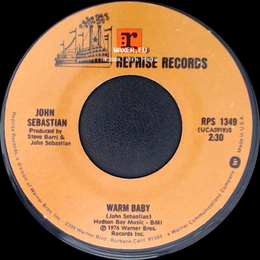 John Sebastian - Welcome Back / Warm Baby side B