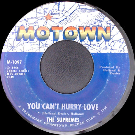 The Supremes - You Can't Hurry Love / Put Yourself In My Place side A