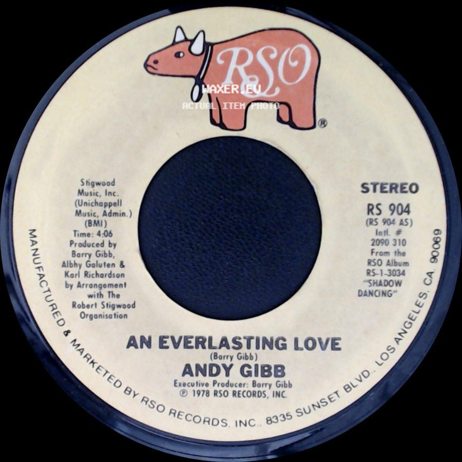 Andy Gibb - Flowing Rivers / An Everlasting Love side B