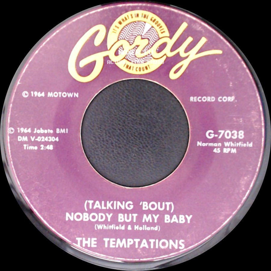 The Temptations - (Talking 'bout) Nobody But My Baby / My Girl side A