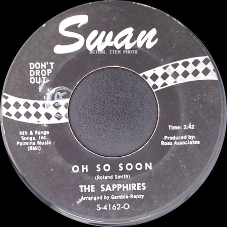 The Sapphires - Who Do You Love / Oh So Soon side B
