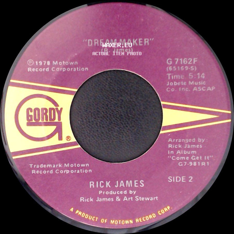 Rick James - Mary Jane / Dream Maker side B