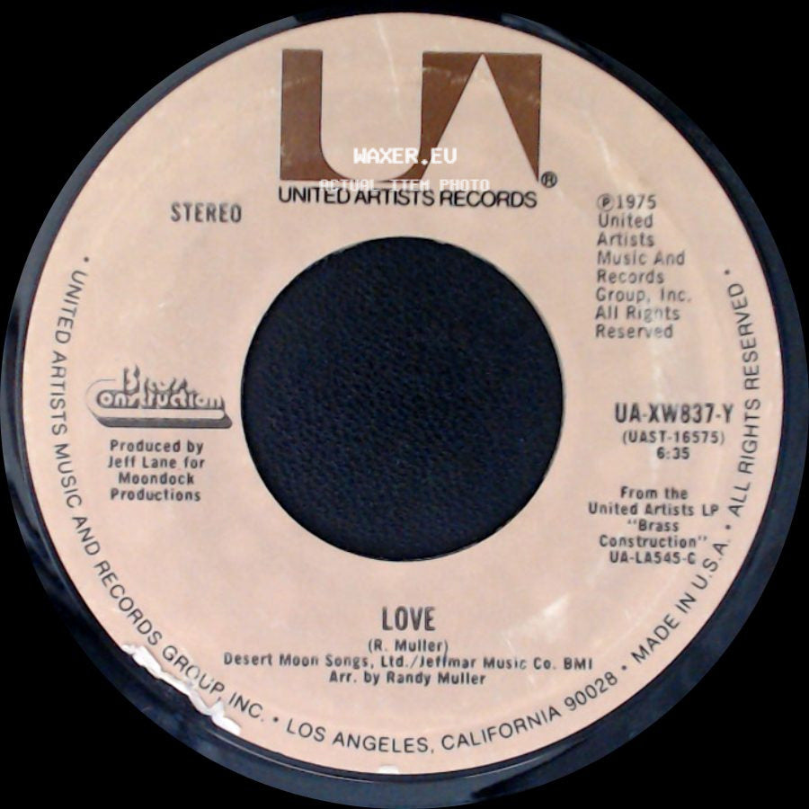 Unknown Artist - Changin' / Love side B