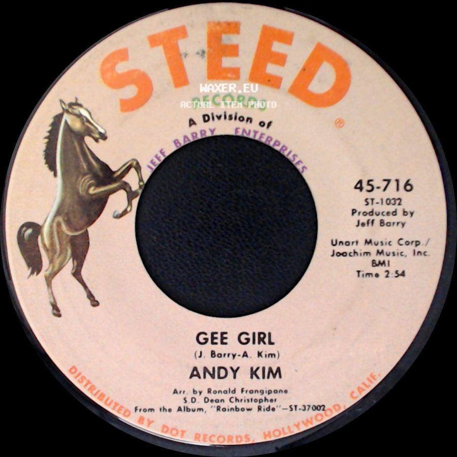 Andy Kim - Baby, I Love You / Gee Girl side B