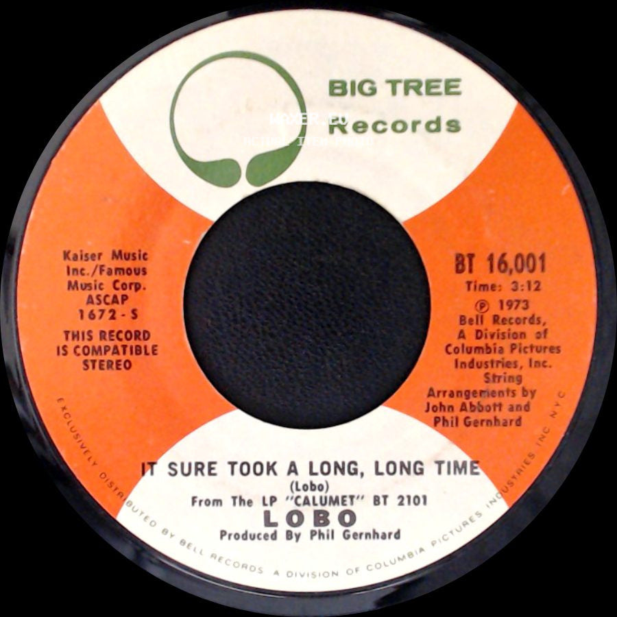 Lobo - It Sure Took A Long, Long Time / Running Deer side A