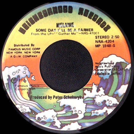Melanie - Steppin' / Some Day I'll Be A Farmer side B