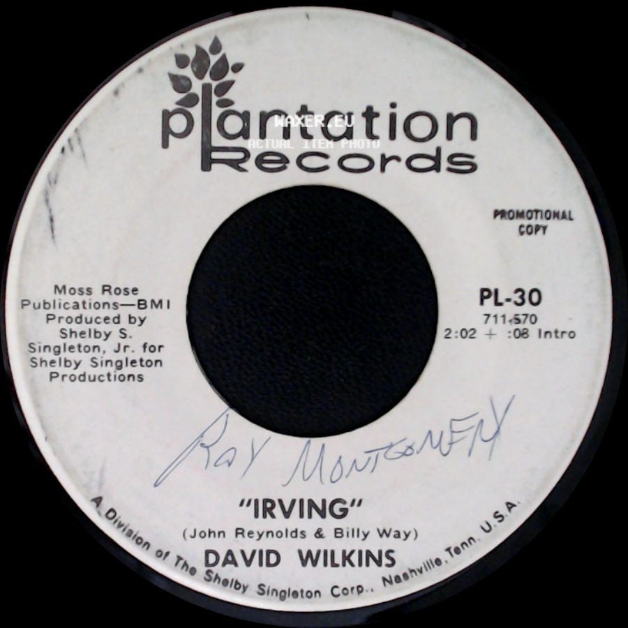 David Wilkins - Irving / Irving side A