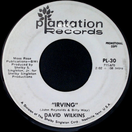 David Wilkins - Irving / Irving side B
