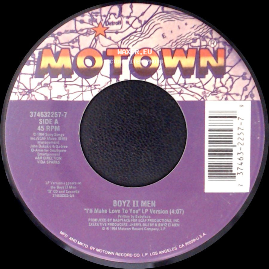 Boyz Ii Men - I'll Make Love To You / Thank You Lp Version side A