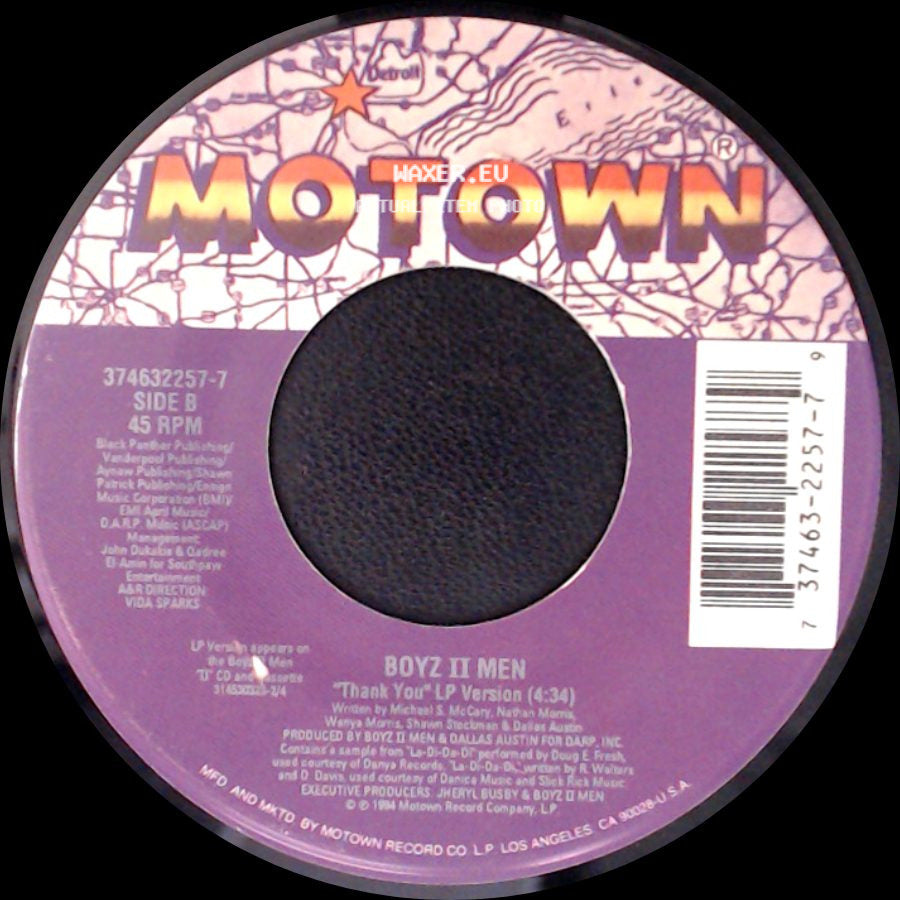 Boyz Ii Men - I'll Make Love To You / Thank You Lp Version side B