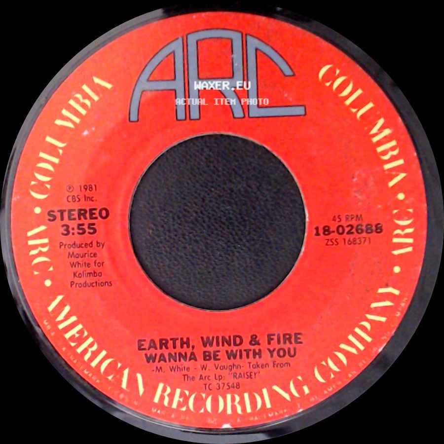 Earth, Wind & Fire - Wanna Be With You / Kalimba Tree (Instrumental) side A