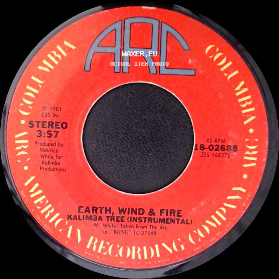 Earth, Wind & Fire - Wanna Be With You / Kalimba Tree (Instrumental) side B