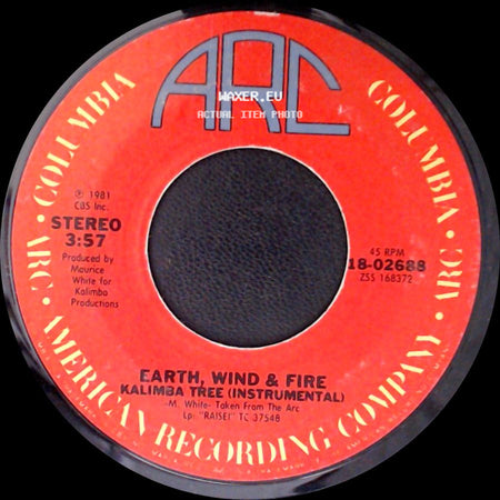 Earth, Wind & Fire - Wanna Be With You / Kalimba Tree (Instrumental) side B