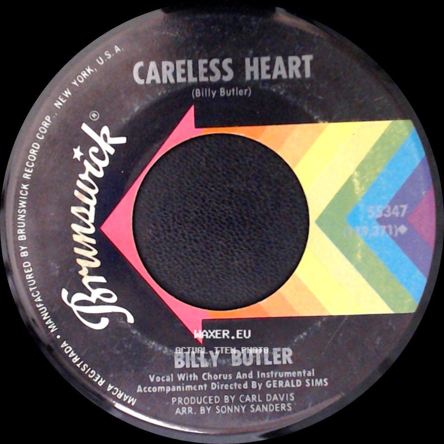 Billy Butler - Careless Heart / I'll Bet You side A