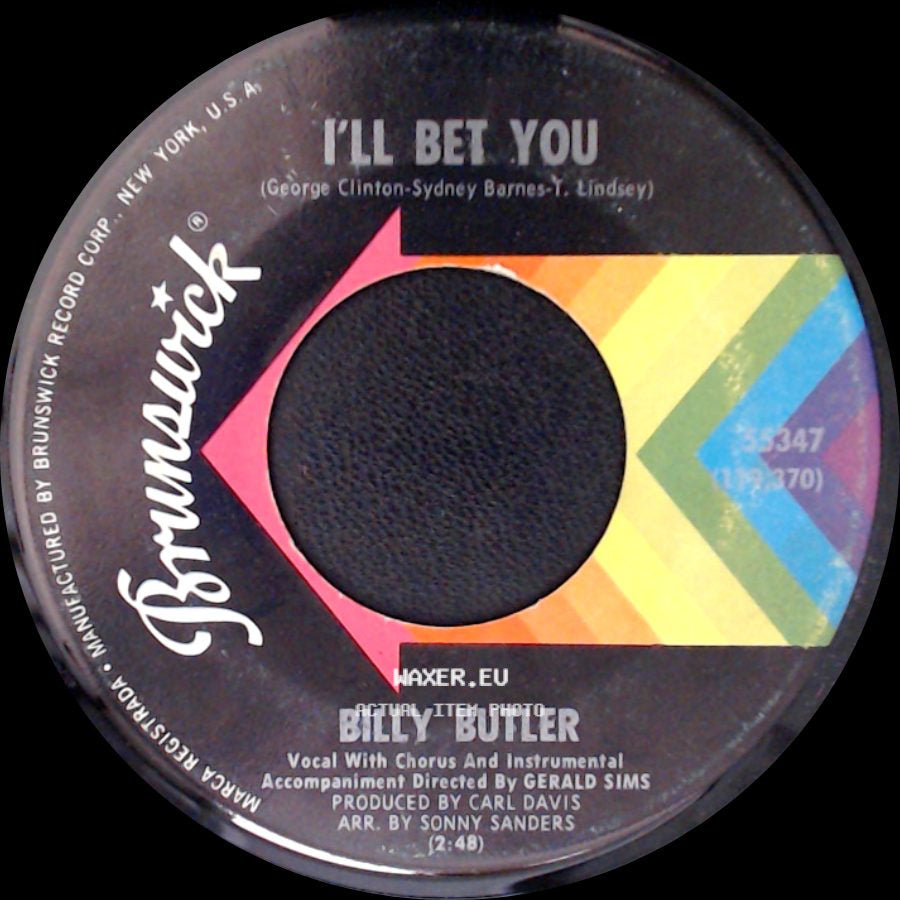 Billy Butler - Careless Heart / I'll Bet You side B