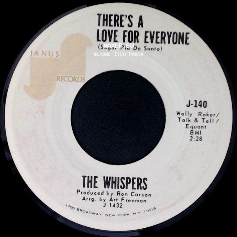 The Whispers - There's A Love For Everyone / It Sure Ain't Pretty side A