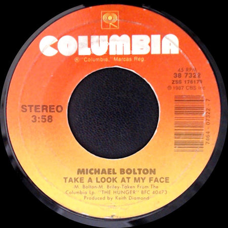 Michael Bolton - That's What Love Is All About / Take A Look At My Face side B