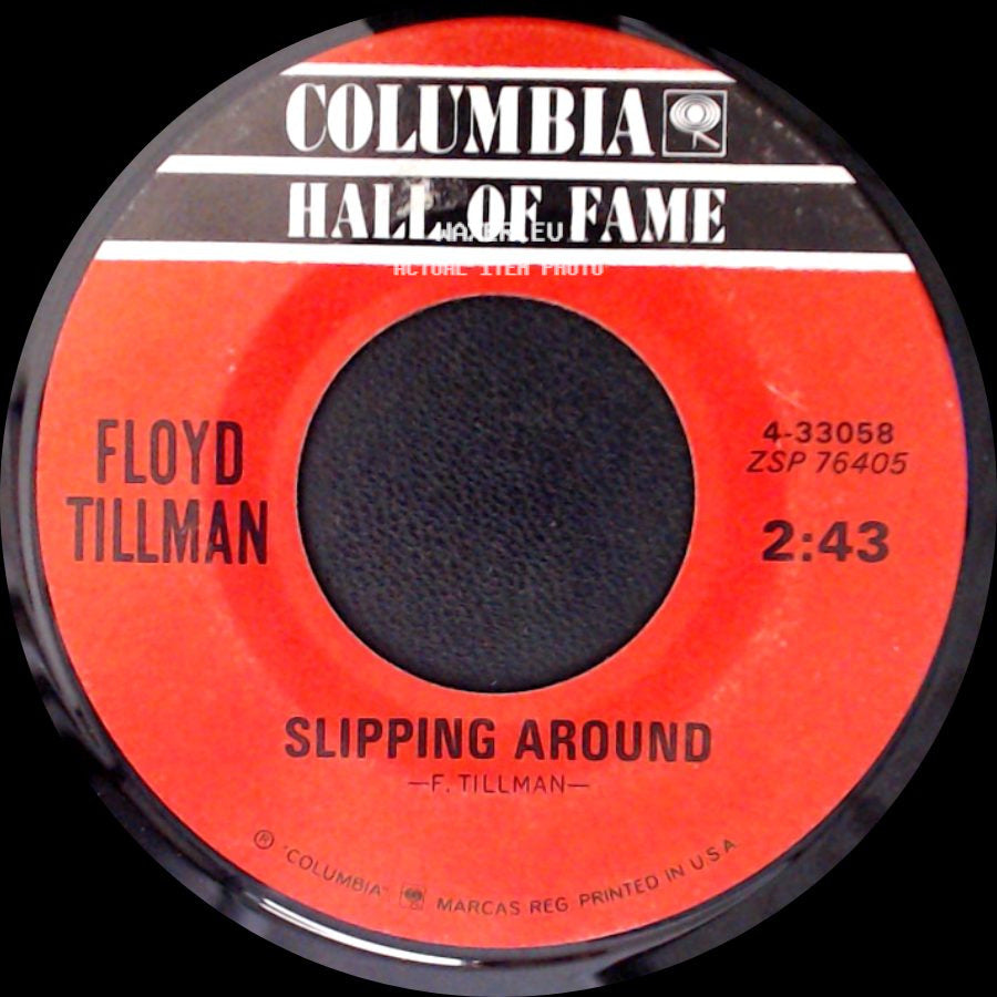 Floyd Tillman - I Love You So Much, It Hurts / Slipping Around side B