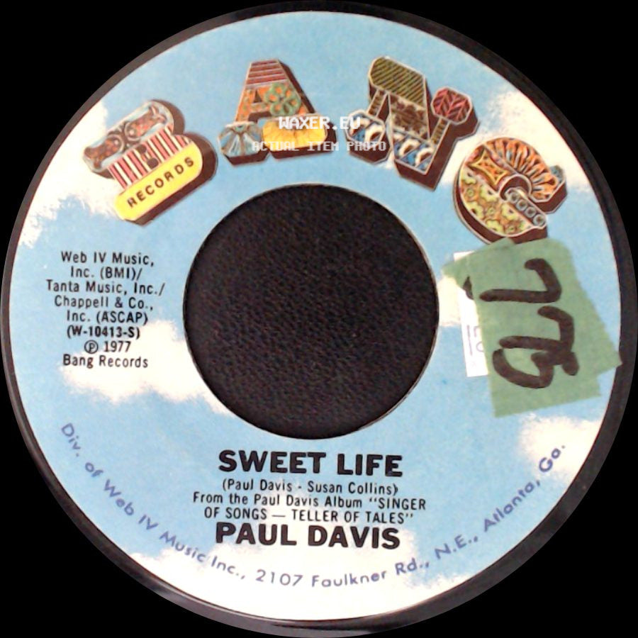 Paul Davis - Sweet Life / Bad Dream side A