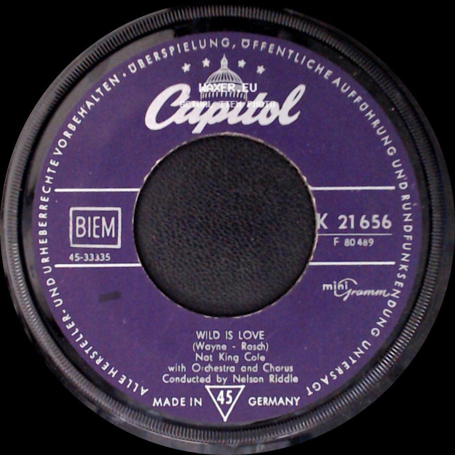 Nat King Cole - Wild Is Love / World Of No Return side A