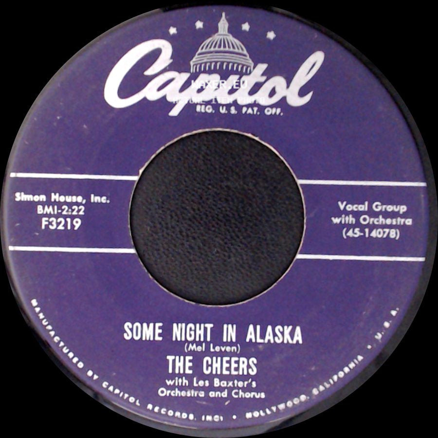 The Cheers - Some Night In Alaska / Black Denim Trousers And Motorcycle Boots side A