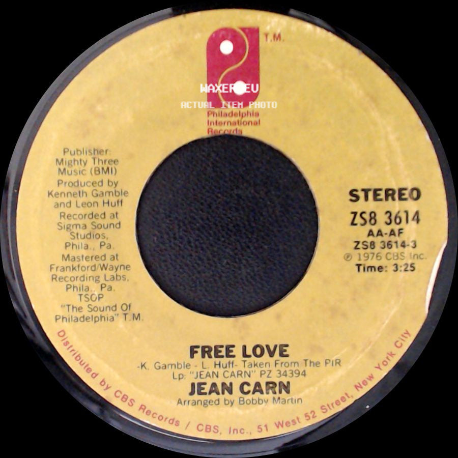 Jean Carn - Free Love / Where Did You Ever Go side A