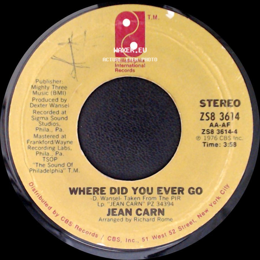 Jean Carn - Free Love / Where Did You Ever Go side B
