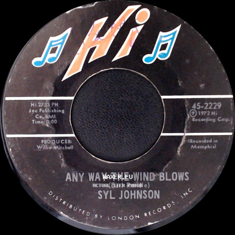 Syl Johnson - We Did It / Any Way The Wind Blows side B