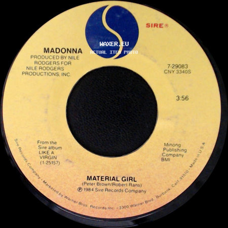Madonna - Pretender / Material Girl side B