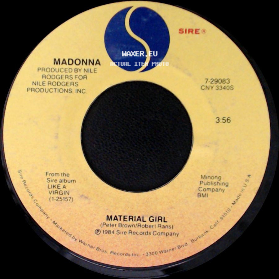 Madonna - Pretender / Material Girl side B