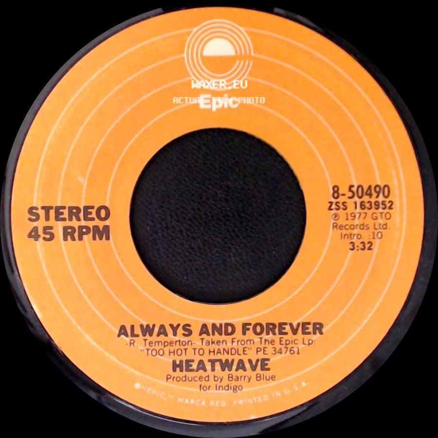 Heatwave - Always And Forever / Super Soul Sister side A