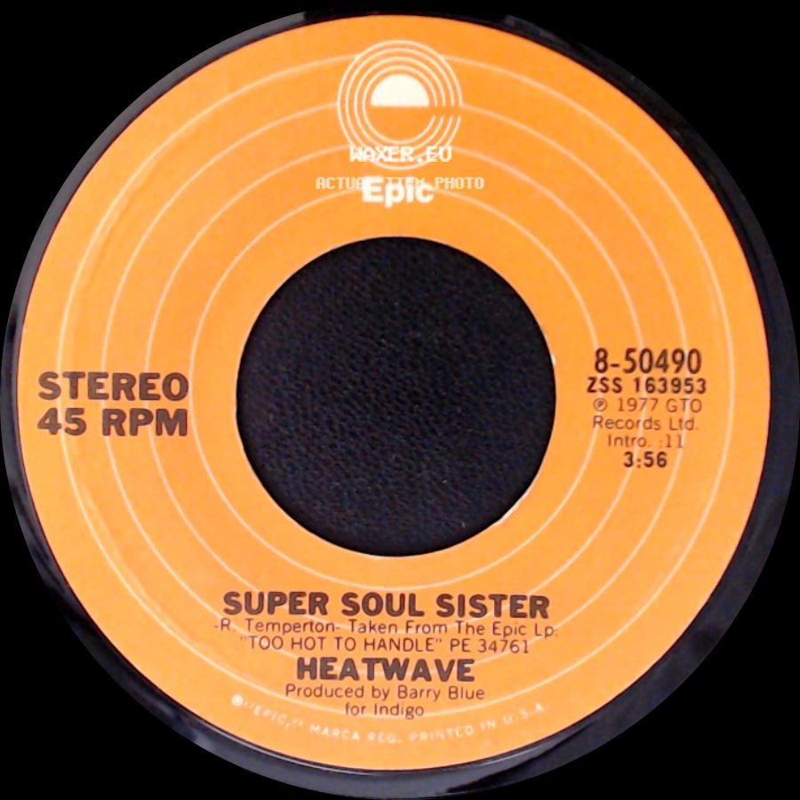 Heatwave - Always And Forever / Super Soul Sister side B
