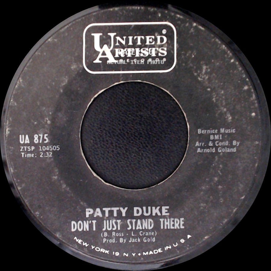 Patty Duke - Everything But Love / Don't Just Stand There side B