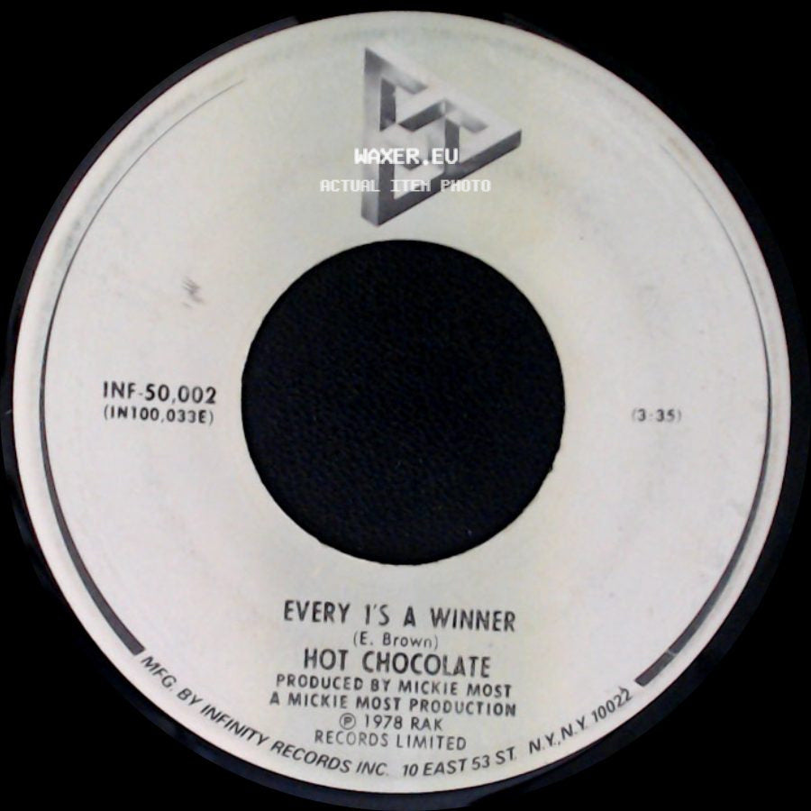 Hot Chocolate - Every 1's A Winner / Power Of Love side A