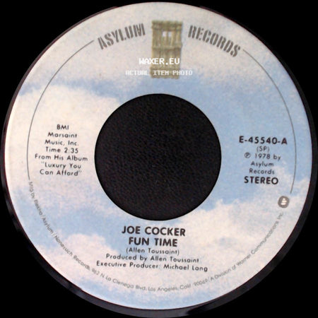 Joe Cocker - Fun Time / Watching The River Flow side A