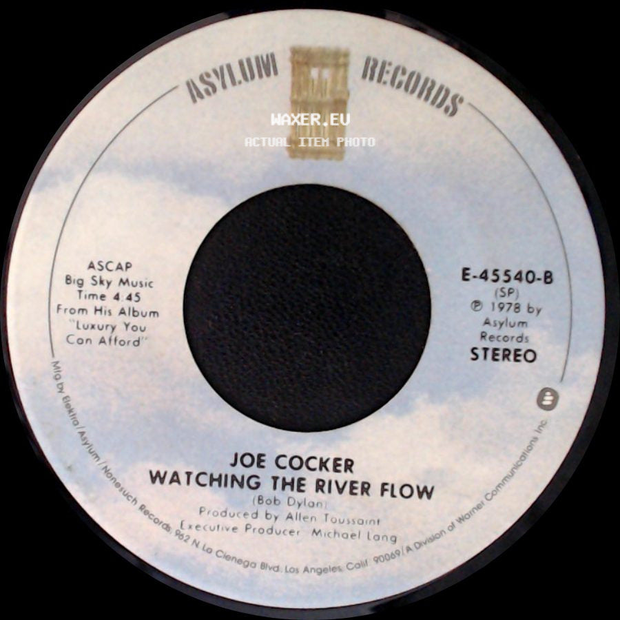 Joe Cocker - Fun Time / Watching The River Flow side B