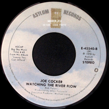 Joe Cocker - Fun Time / Watching The River Flow side B