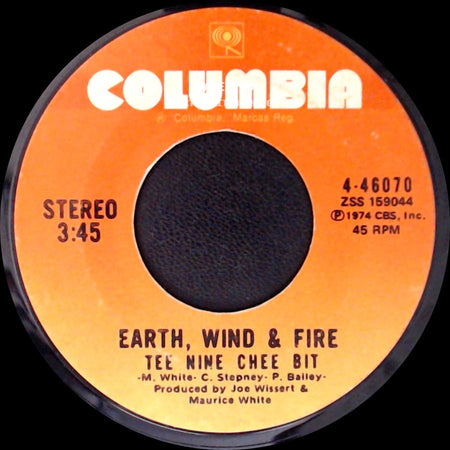 Earth, Wind & Fire - Kalimba Story / Tee Nine Chee Bit side B