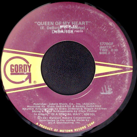 Debarge - Rhythm Of The Night / Queen Of My Heart side B
