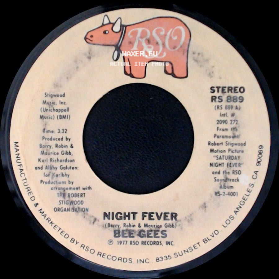 Bee Gees - Down The Road / Night Fever side B