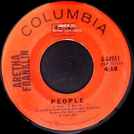 Aretha Franklin - People / Today I Sing The Blues side A