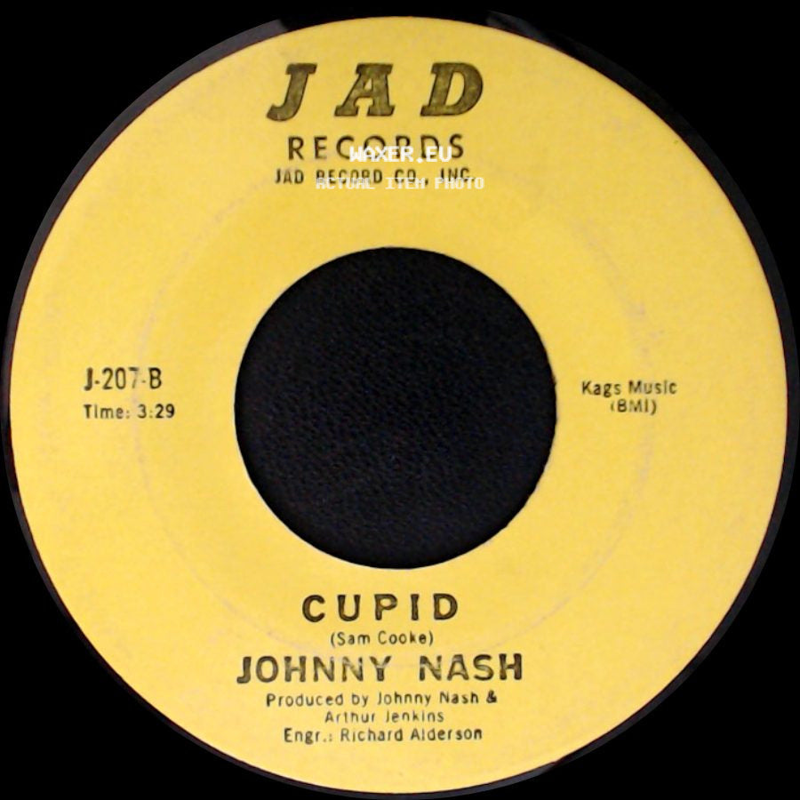 Johnny Nash - Hold Me Tight / Cupid side B