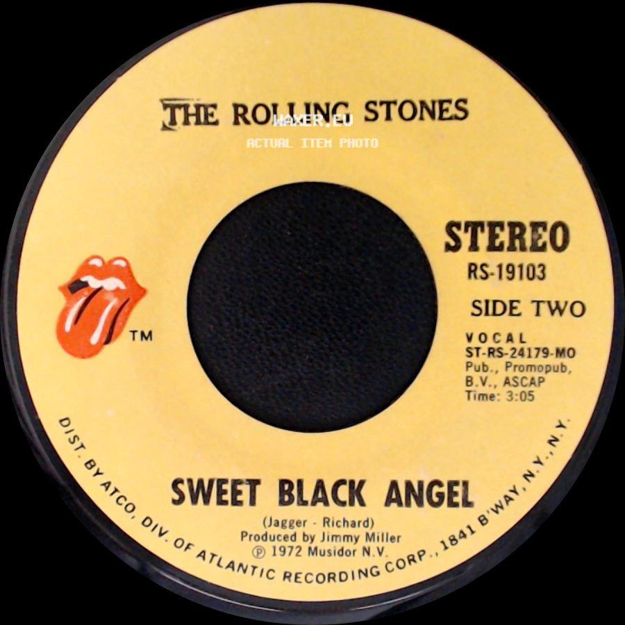 The Rolling Stones - Tumbling Dice / Sweet Black Angel side B