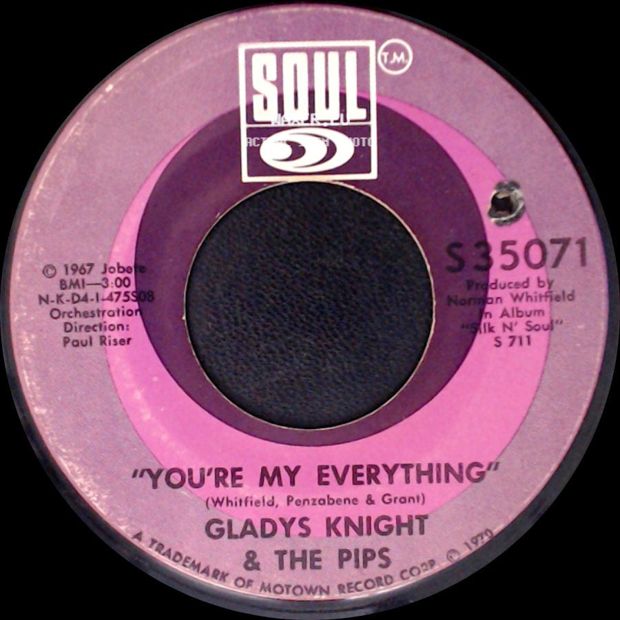 Gladys Knight & The Pips - You Need Love Like I Do (Don't You) / You're My Everything side B