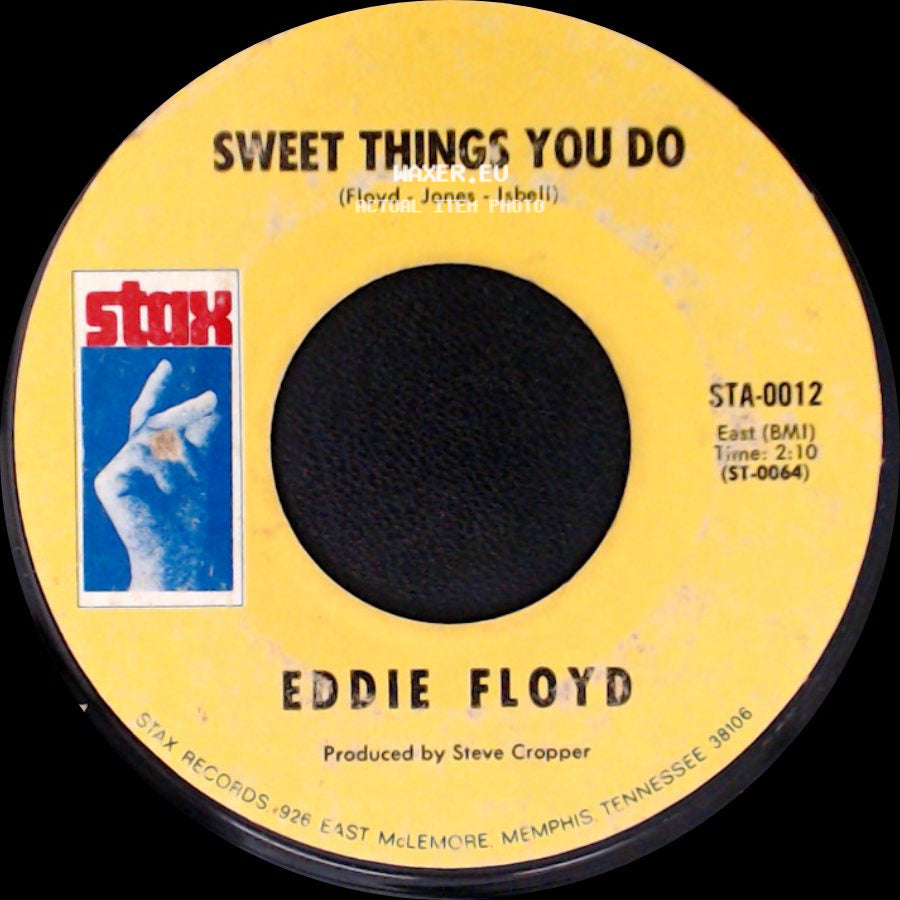 Eddie Floyd - Bring It On Home To Me / Sweet Things You Do side B