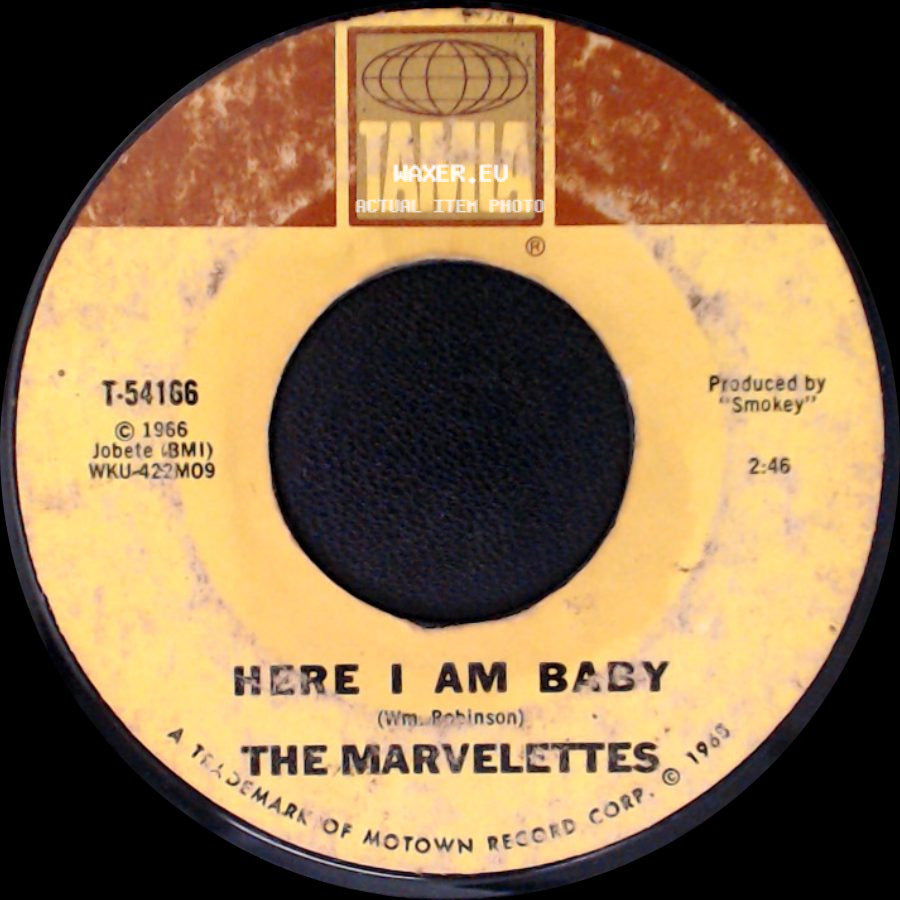 The Marvelettes - Keep Off, No Trespassing / Here I Am Baby side B