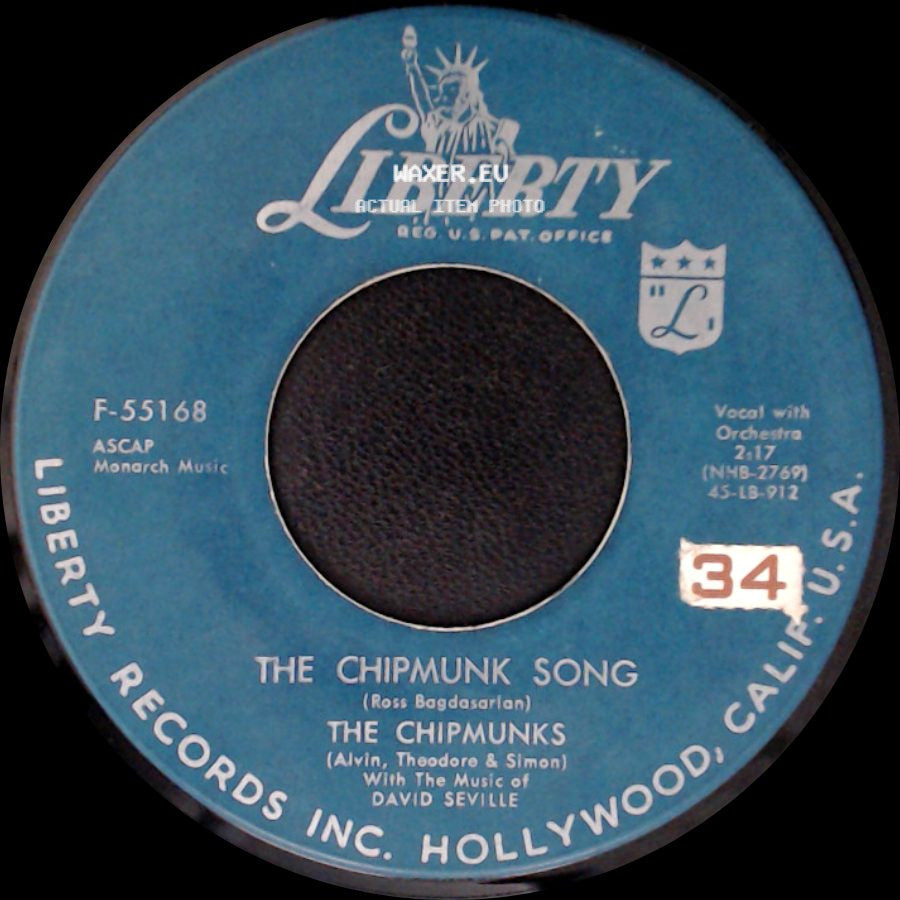 David Seville / The Chipmunks - Almost Good / The Chipmunk Song side B