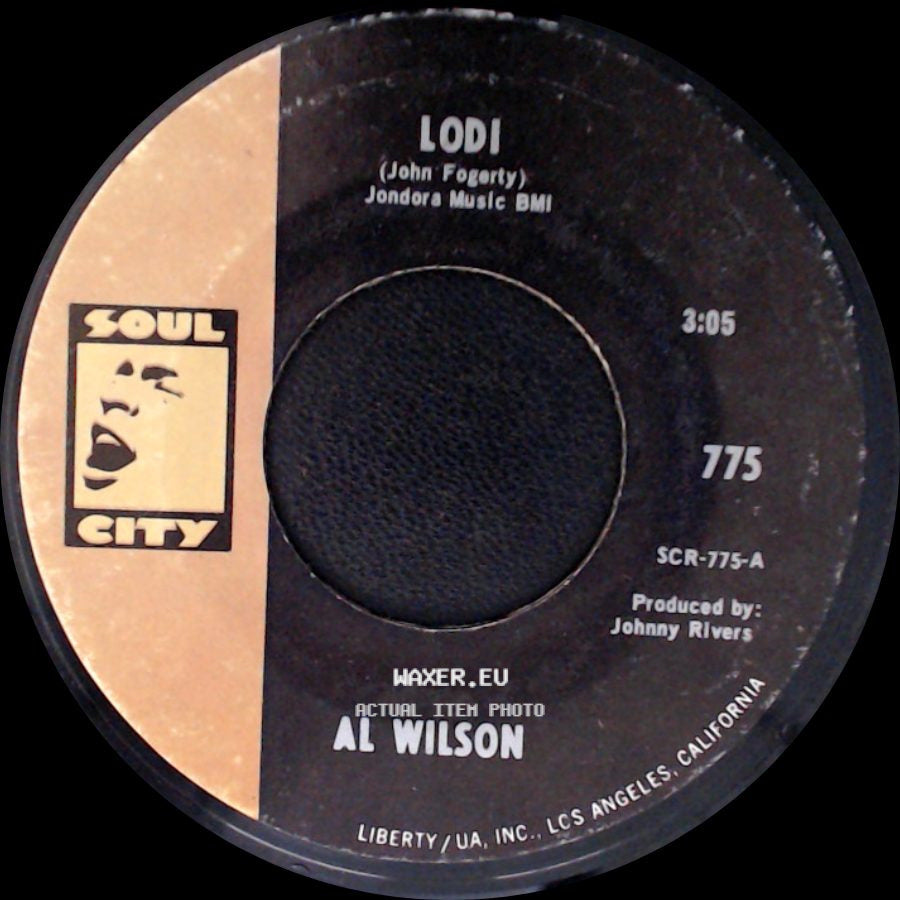 Al Wilson - Lodi / By The Time I Get To Phoenix side A