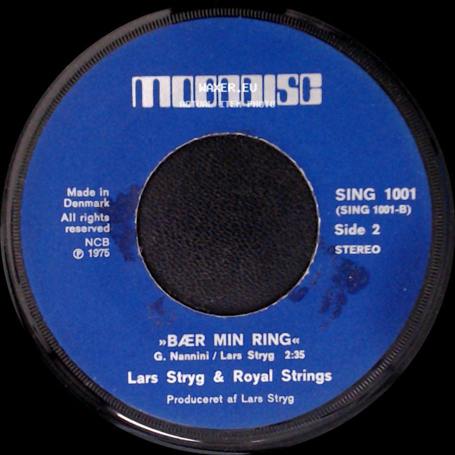 Lars Stryg & Royal Strings - Aldrig Mer' Må Jeg Se Dig / Bær Min Ring side B