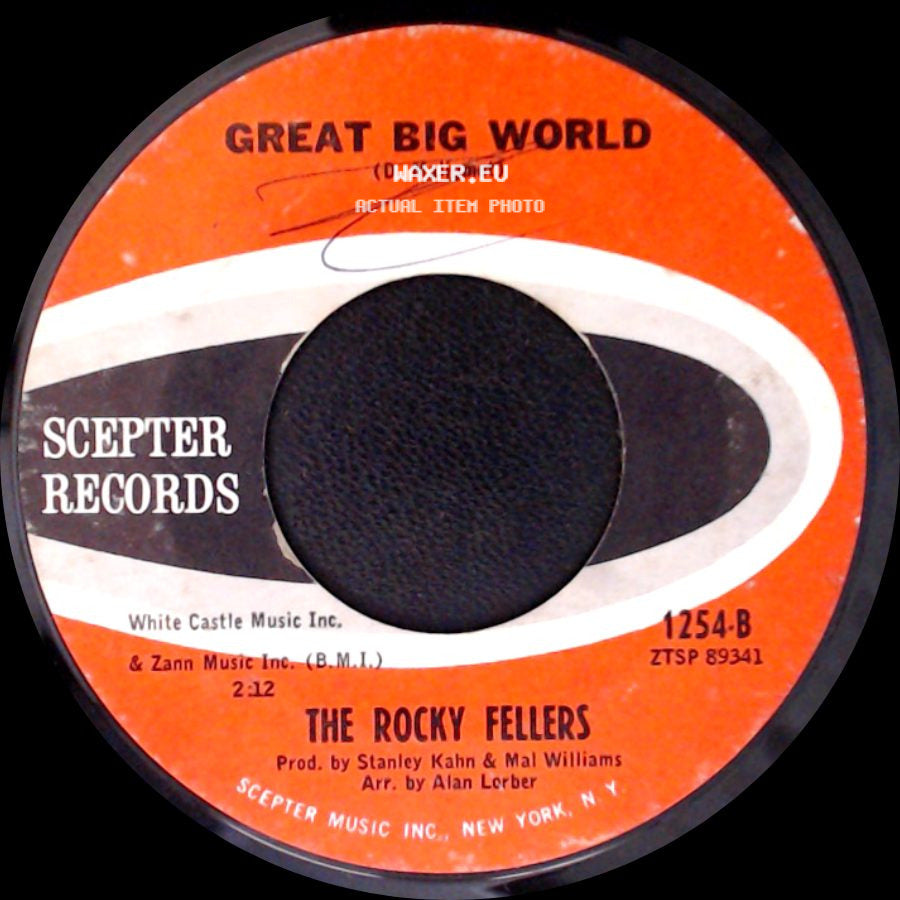 The Rocky Fellers - Great Big World / Like The Big Guys Do side A